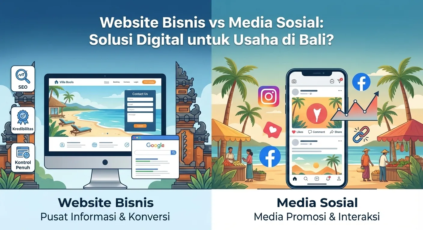 Website Bisnis vs Media Sosial